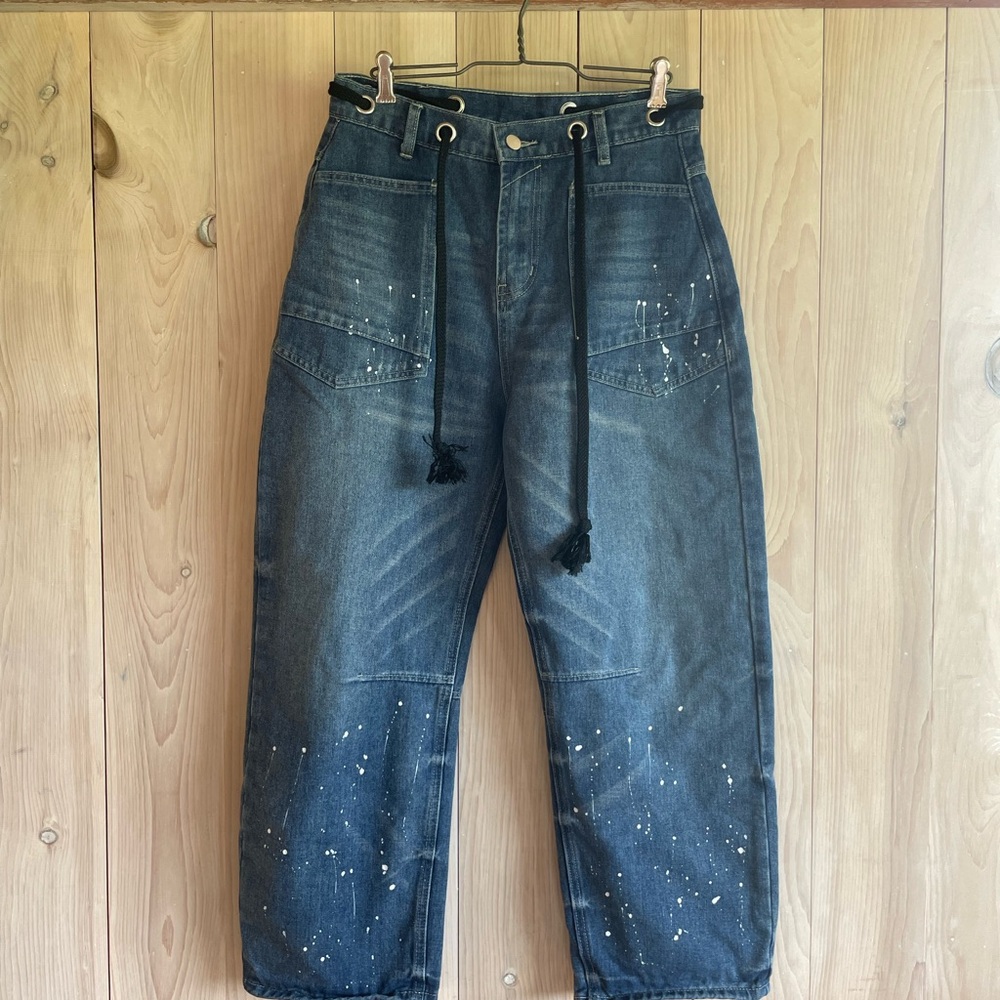 Moxie Pull-On Barrel Jeans
